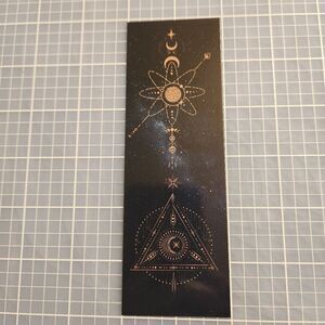 10/$10 Night Sky Bookmark Celestial Geometry Astral Geometric Stars Moon…